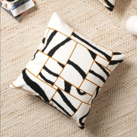 Handcrafted Print Throw Pillow 18x18 Cushion (Option: Style12)