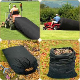 Lawn Tractor Leaf Bag (Color: BLACK)